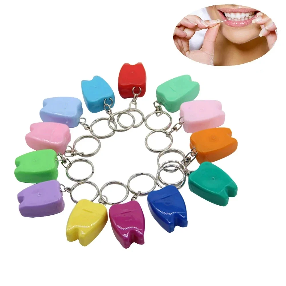 

50 Pcs 15m Dental Floss Portable Flosser Interdental Brushing Stick Oral Hygiene Cleaning Wire Practical Healthy Oral