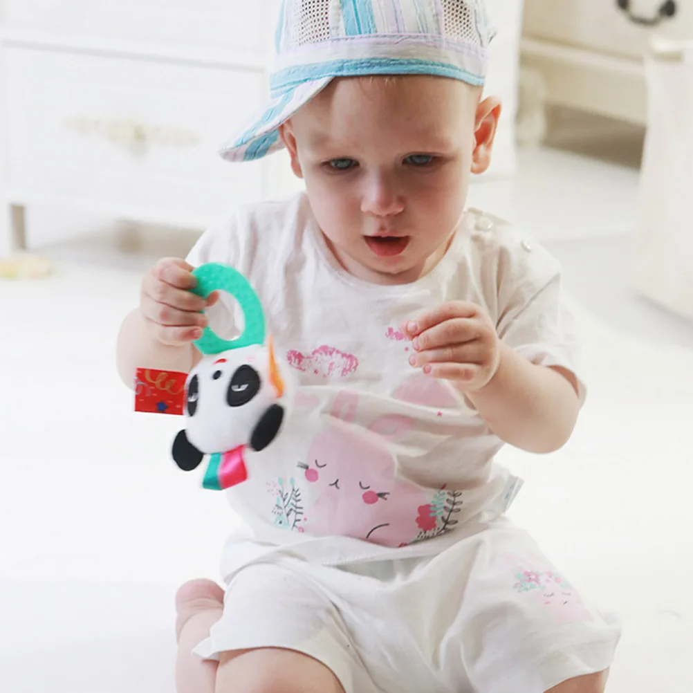

Tooth Glue Hand Roaming Comfortable Teether Ring Grabbing Animal
