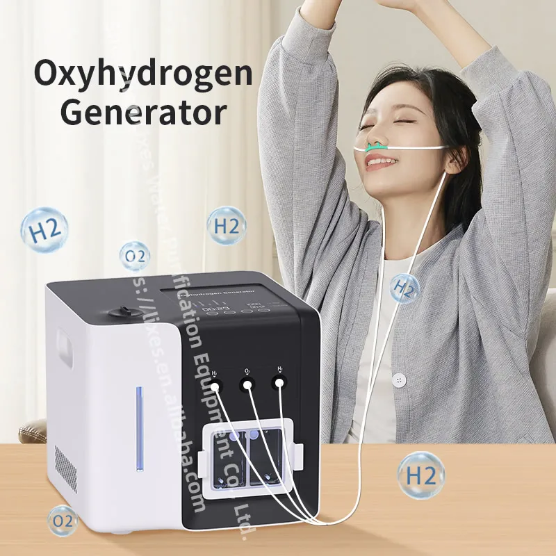 1500ml hydrogen generator Factory Price Hydrogen Generator Household Health care SPE PEM Tech 99.99% hydrogen Inhaler