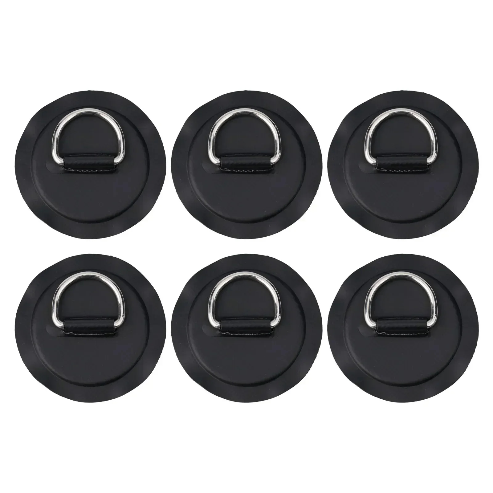 Patch D Ring Pad Corrosion-resistant Wear-resistance 6 Pcs Dinghy Easy To Apply For Inflatable Boat Kayak PVC Part