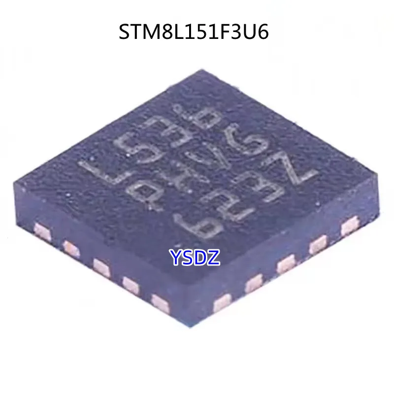 New Original  10PCSNew Original STM8L151F3U6 QFN20 8 Bit MicrocontrollerQFN20 8 Bit Microcontroller