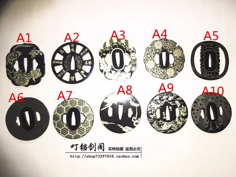 واقي اليد من الحديد كاتانا تسوبا عالي الجودة، ملحقات السيف، لسيارة الساموراي كاتانا تانتو تاشي واكيزاشي صابر كالفري نينجيا