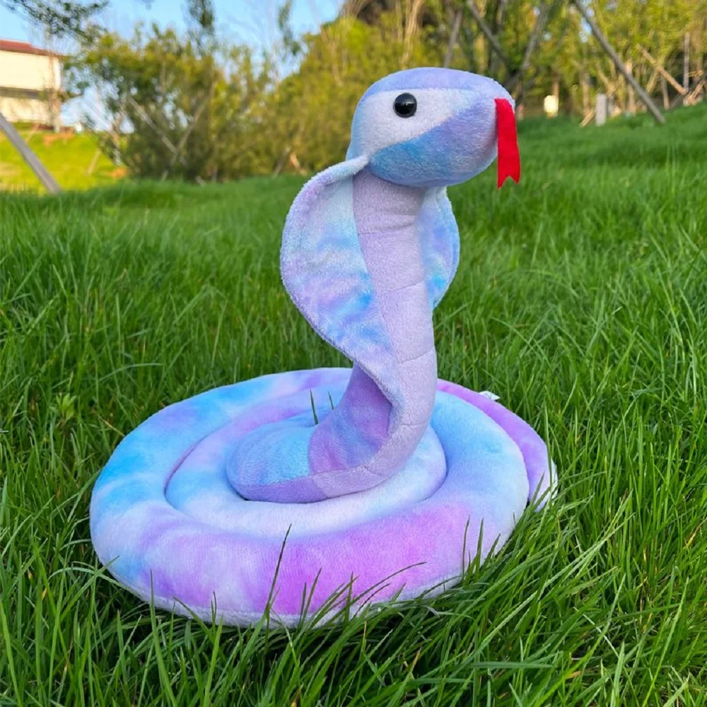 

new colorful plush snake toy Cosplay high quality stuffed cute snake doll gift h2726