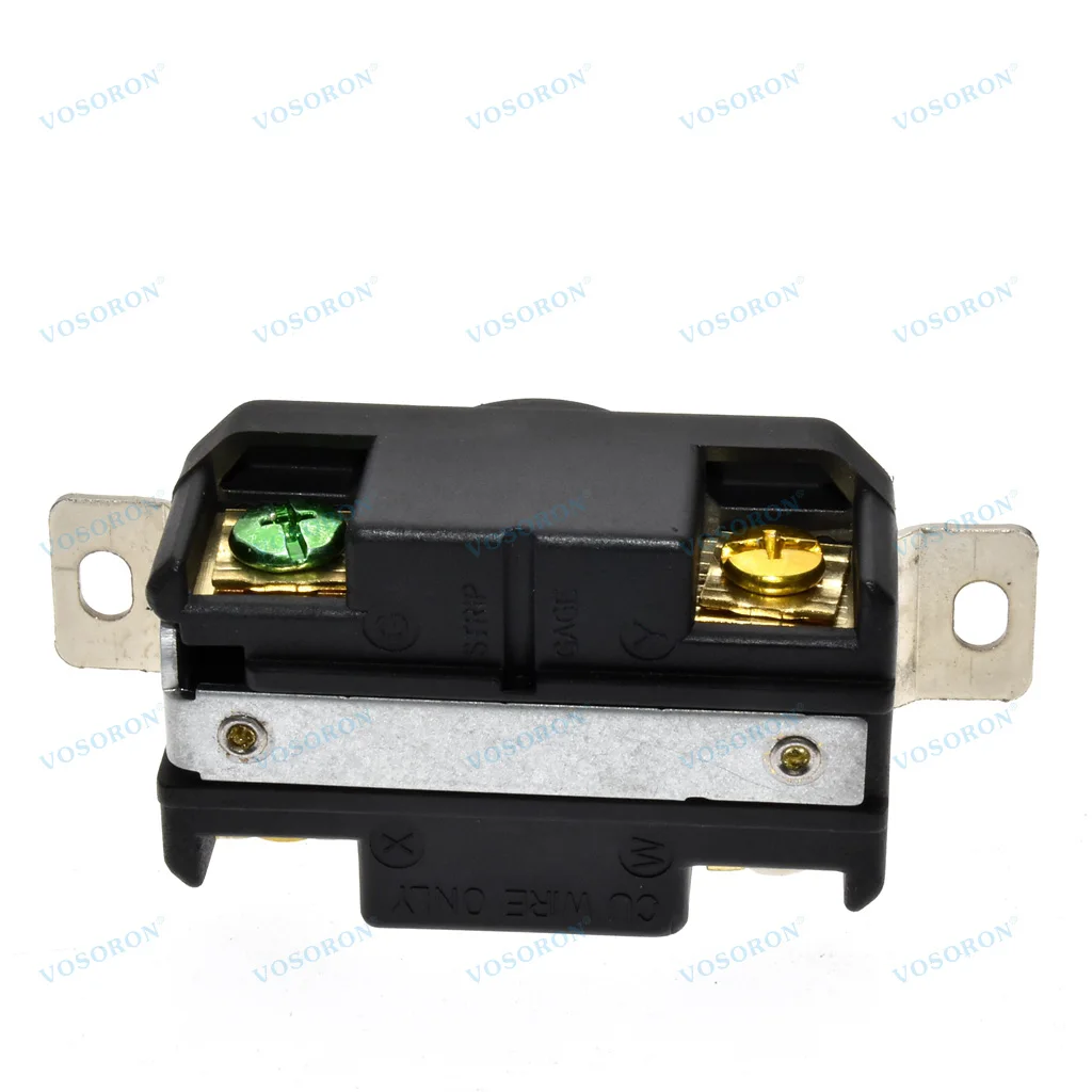 NEMA L14-20P & NEMA L14-20R Locking Plug and Connector,Generator Twist Lock Plug Adapter,20 Amp 125/250V 3 Pole 4 Wire Grounding - view 5
