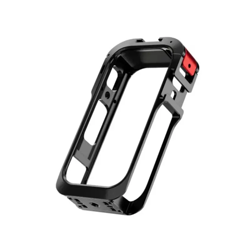 Hot Selling-Expansion Protective Frame Case For Insta360 X6 Metal Camera Cage With Cold Shoe Mount 1/4 Inch Screw