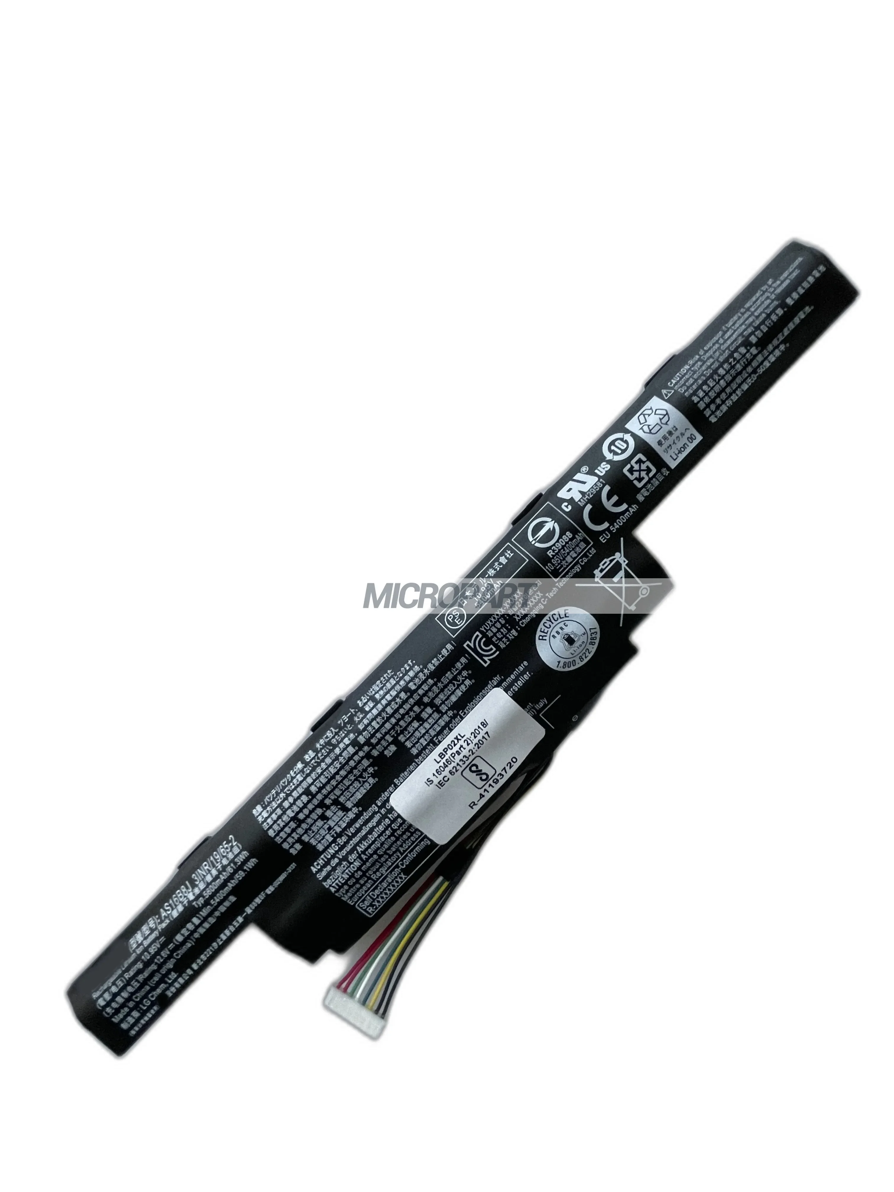 Imagem -03 - Li-ion Bateria do Portátil Substituição para Acer Aspire Bateria de Longa Duração As16b8j E5575g Travelmate P259-g2-m 10.95v 2.2 wh