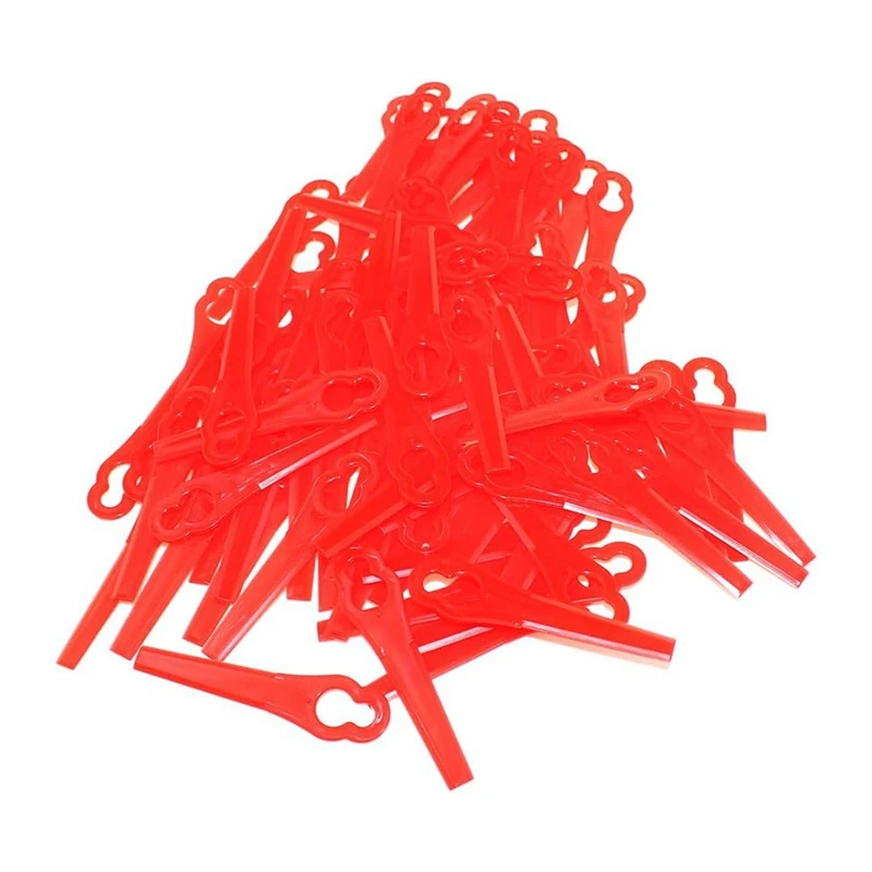 Colorful Plastic Lawn Mower Blades. Yard Lawn Garden Mower Lawn Trimmer Plastic Blade Gourd Shape.