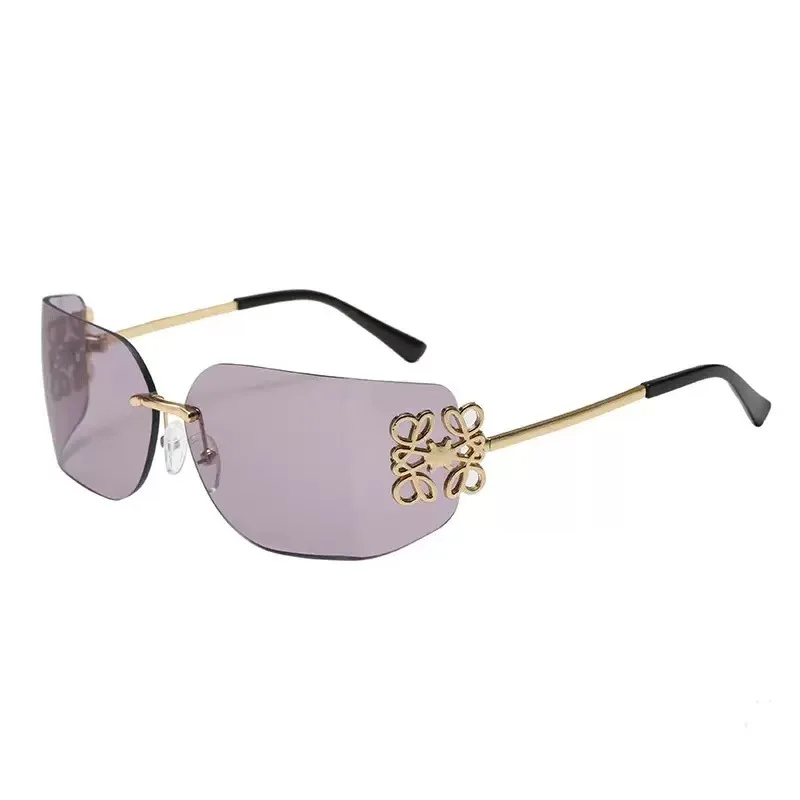 

2025 New Frameless Curved Mirrored Sunglasses - Y2K Aesthetic, UV Protection, Instagram Trending, Unisex Statement Shades​