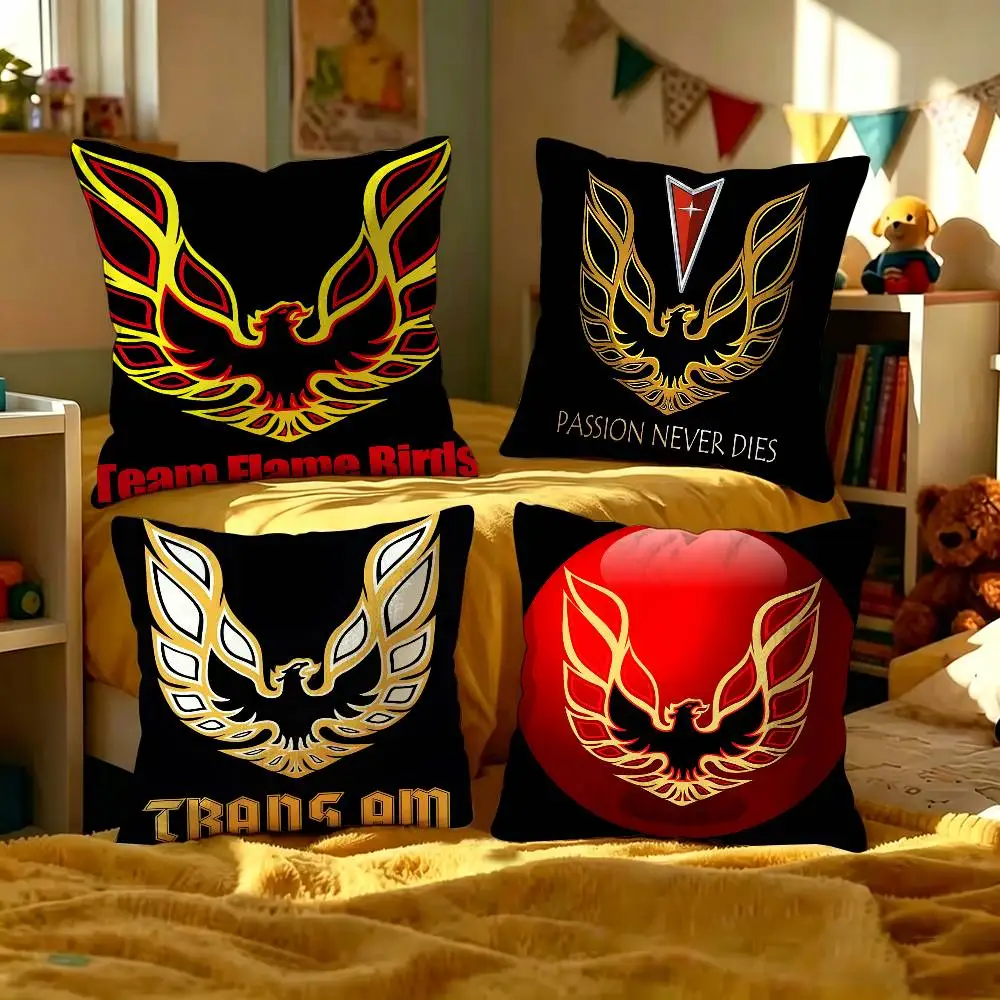 Pontiac Firebird Trans Personalized Pillow Dust Cover Bedroom Kids Party Decoration Pillowcase Birthday Children Gift