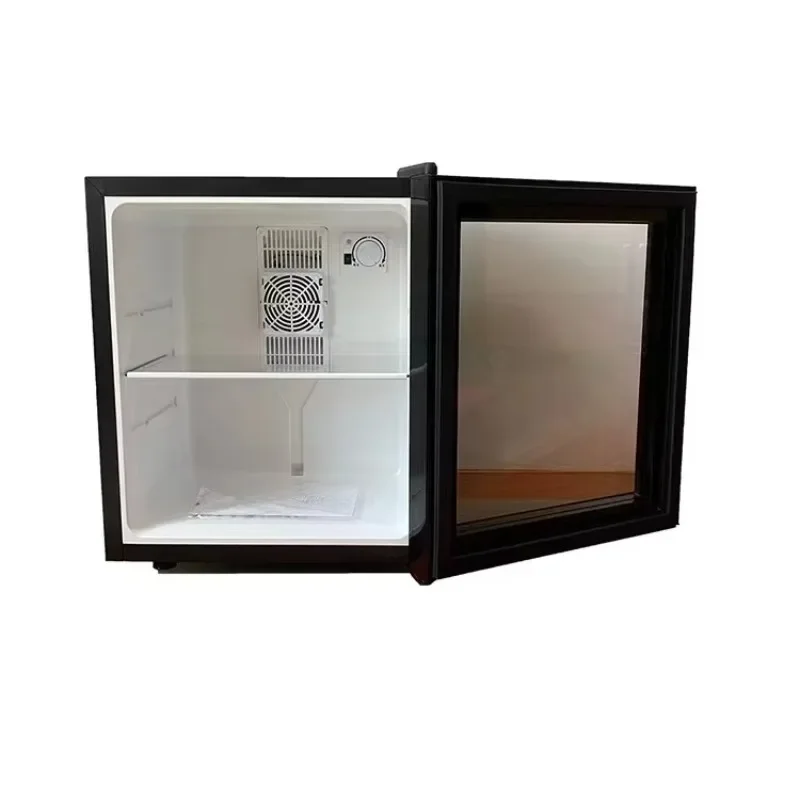 30L air cooling glass door portable mini bar fridge for home