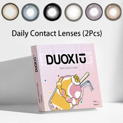 DUOXIU 1Pair Daily Hot Selling Color Contact Lens Korea Pupils Nature High Quality Myopic Fashion Eye  Fast Shipping