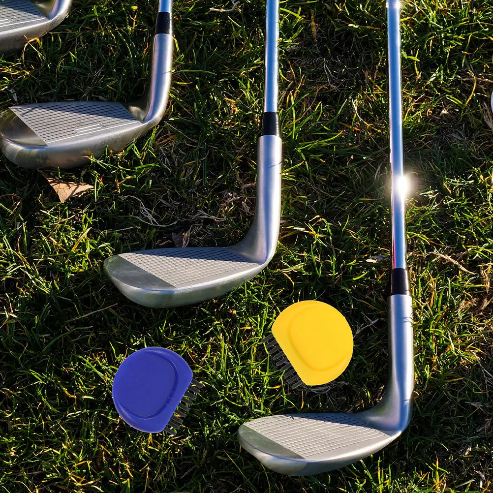 6Pcs Golf Club Brush Premium PP Plastic Nylon Construction Friendly Groove Cleaning Brush for Golfers Indoor Outdoor