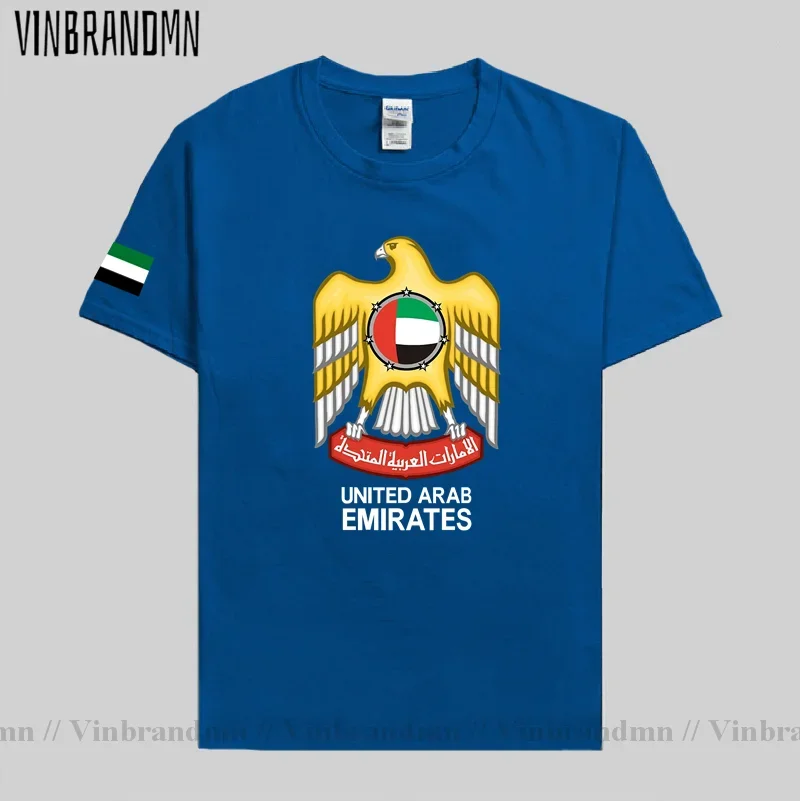 United Arab Emirates men t shirt jerseys nation team tshirt 100% cotton t-shirts fitness brand clothing tees country flag design