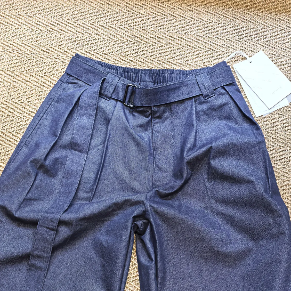 Amekaji Wear Matching Style Good Folding Retro Overalls Wide-Leg Casual Pants Niche Men Loose