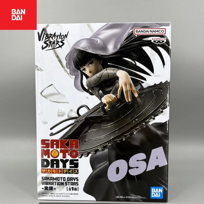 

Оригинальная фигурка Bandai NAMCO BANPRESTO SAKAMOTO DAYS VIBRATION STARS Osaragi, ПВХ фигурка, модель, натуральная коллекционная фигурка, игрушка в подарок