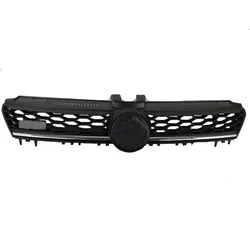 High Quality ABS Front Grille Center Grill Honeycomb Meshed For Volkswagen VW Golf 7 MK7 2014-2016