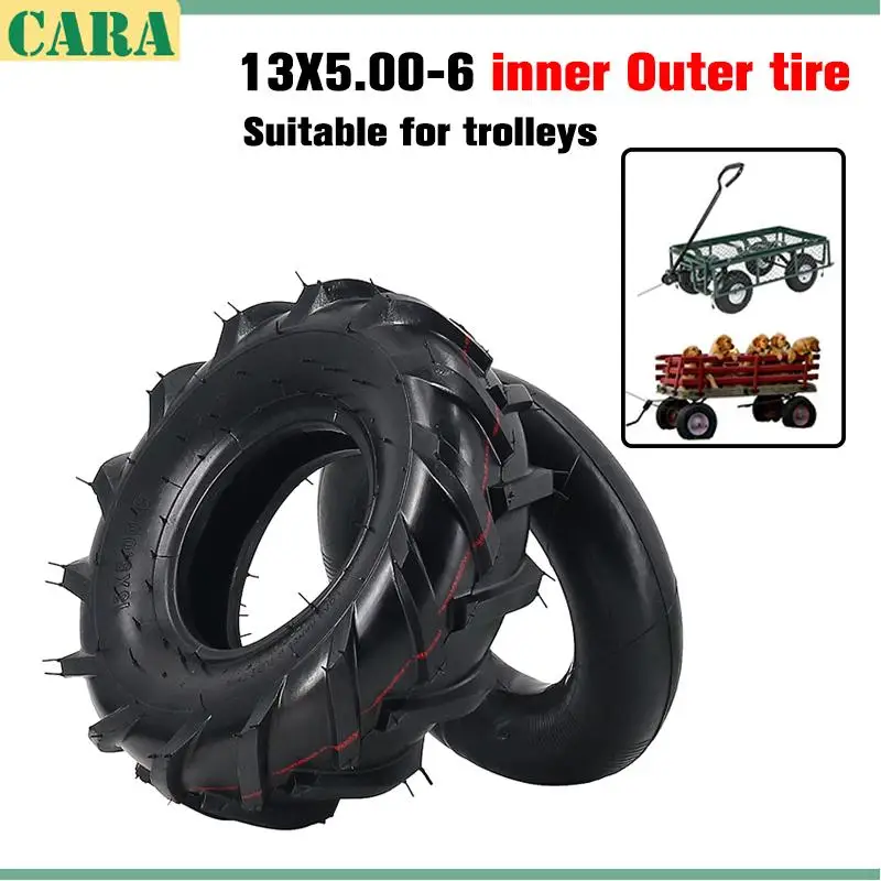 

13-дюймовая внутренняя внешняя шина 13x5.00-6 13*5.00-6 Beach Kart General 4.10/3.50-6 бутиловая трубка