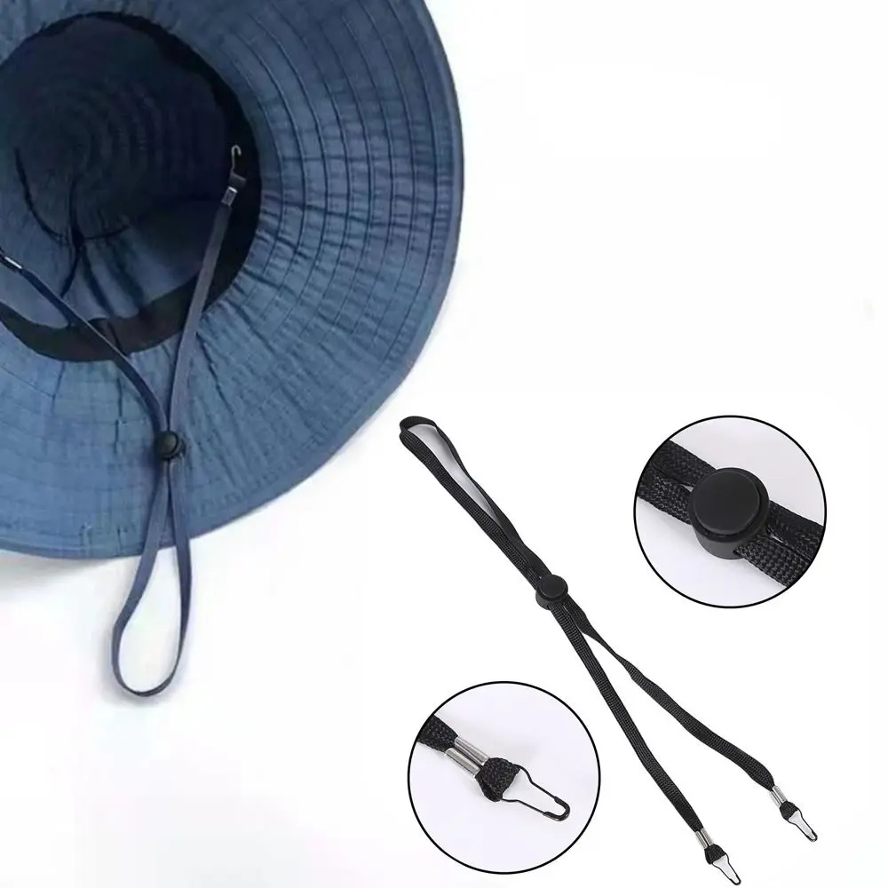 New Anti-lost Hat Chin Cord Nylon Multi-function Windproof Hat Strap Removable Hat Chain Strap