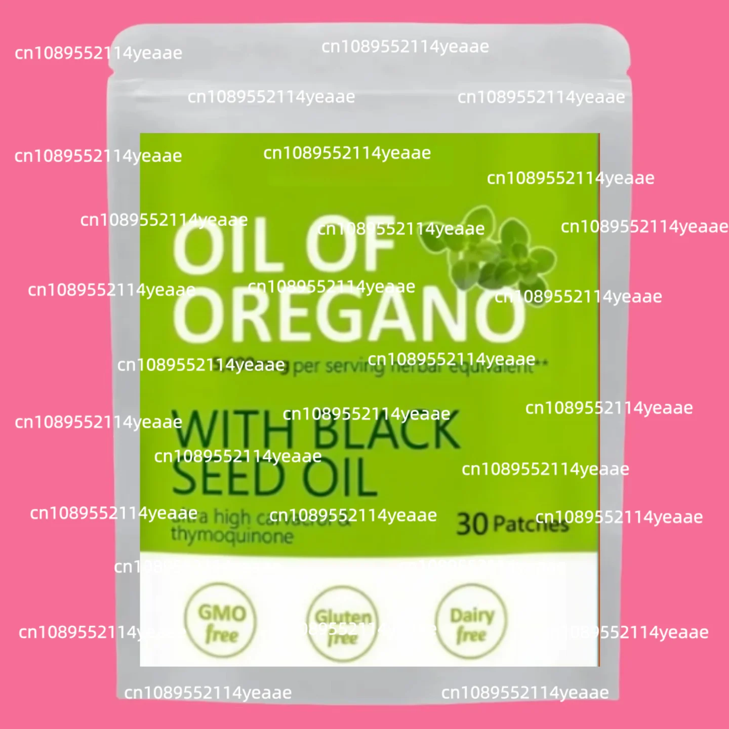 Oregano Oil Transdermal Patches - Contains Black Seed Oil, Promotes Digestion and Intestinal Health, Antioxidant, Enhances Immu