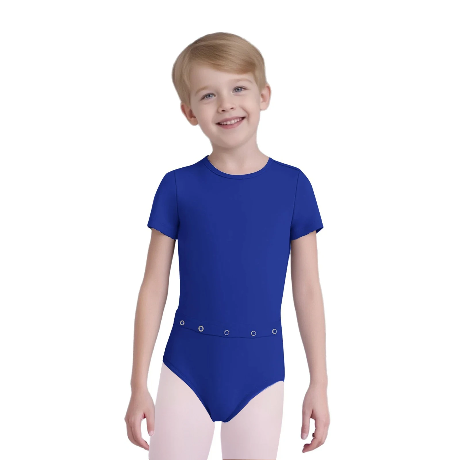 ملابس مناسبة للأطفال والأولاد والبنات ذات الاحتياجات الخاصة من القطن بأكمام قصيرة وسحاب غير مرئي ومضاد للشريط مع وصول أنبوبي #1