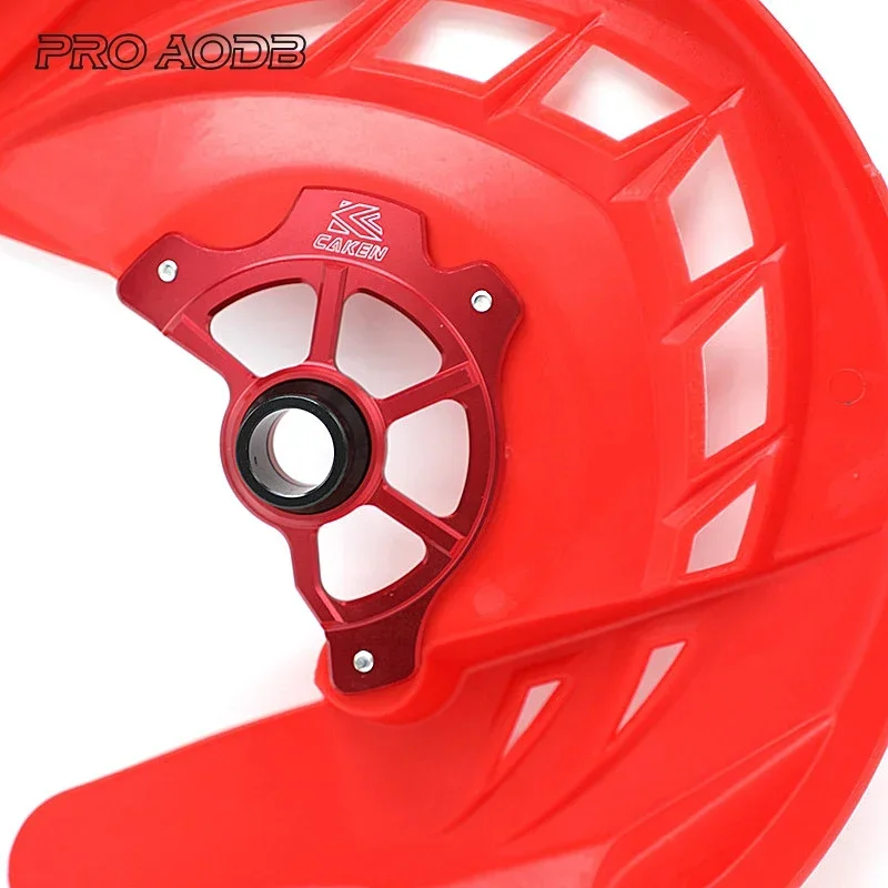 Pelindung penutup Rotor cakram rem depan sepeda motor, Motocross sepeda motor trail untuk Honda CR 125R 250R CRF 250R 450R 250RX 2004-2020 Model dll