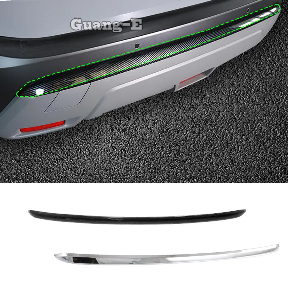 

For Nissan X-trail Xtrail Rogue T33 2021 2022 2023 2024 2025 Car Rear Lower Bumper Eyebrow Cover Molding Trim Guard ABS Plastic