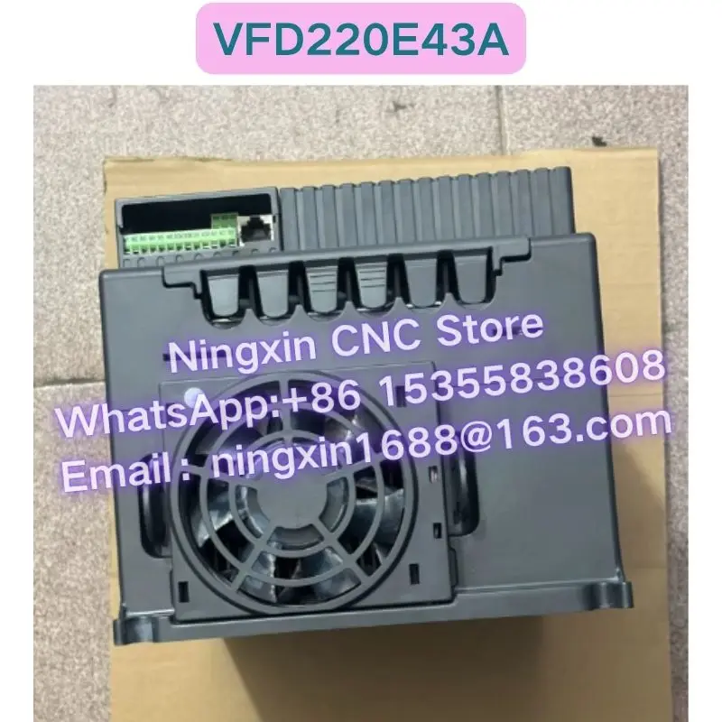 Second-hand VFD220E43A Inverter Functional test OK Fast delivery