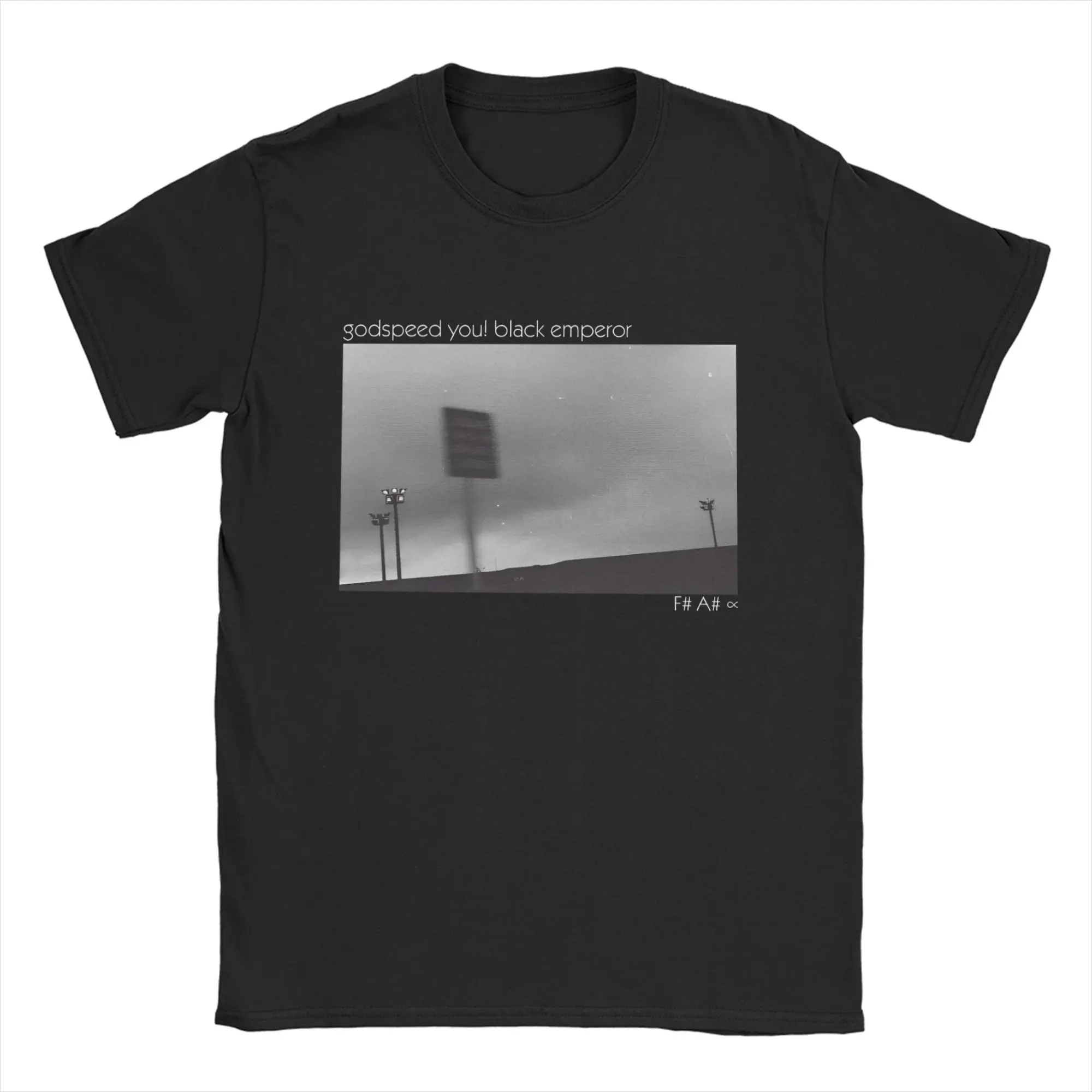 Godspeed You Black Emperor Band T-Shirt Summer  Hipster T Shirts Man Cotton O-Neck Plus Size Tees Short-Sleeved Aesthetic Tshirt