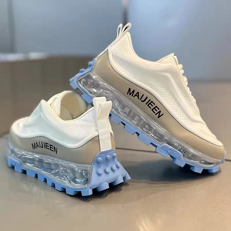 

Повседневная обувь на воздушной подушке, износостойкая старая обувь Joker, простая износостойкая спортивная обувь, мужская обувь с ярким приливом.