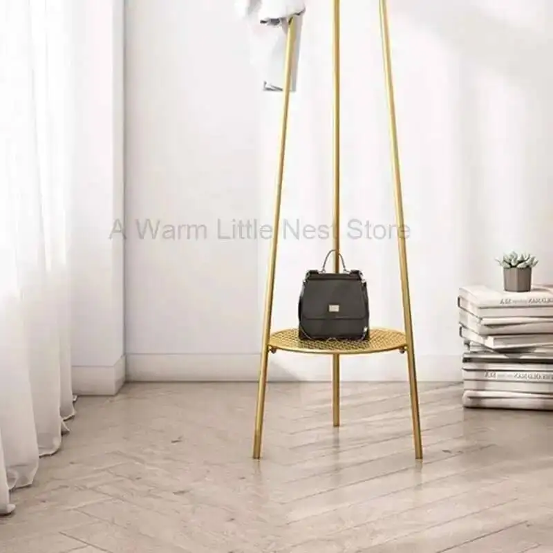 

Coat Clothing Rack Standing Metal Shelf Nordic Bedroom Dress Boutique Clothing Rack Hat Percheros Para Ropa Luxury Furniture