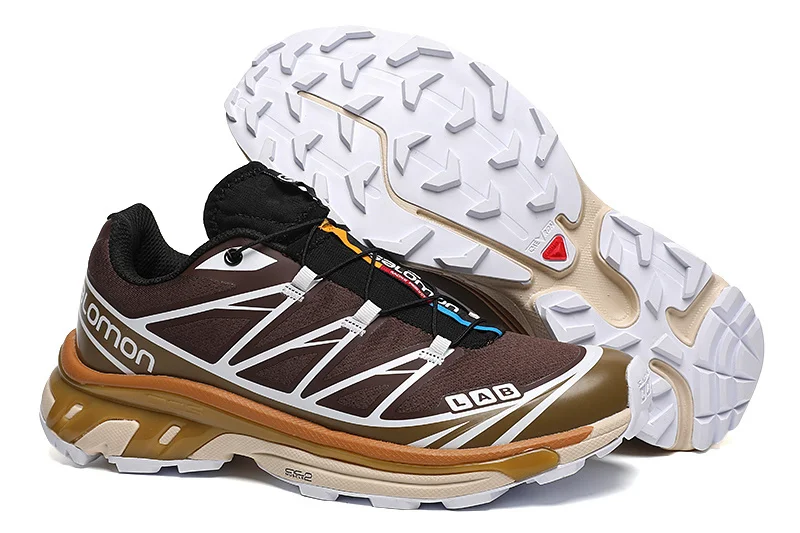 Salomon XT-6 ADVANCED Trailrunningschoenen voor heren en dames, Triple White, Contagrip-buitenzool