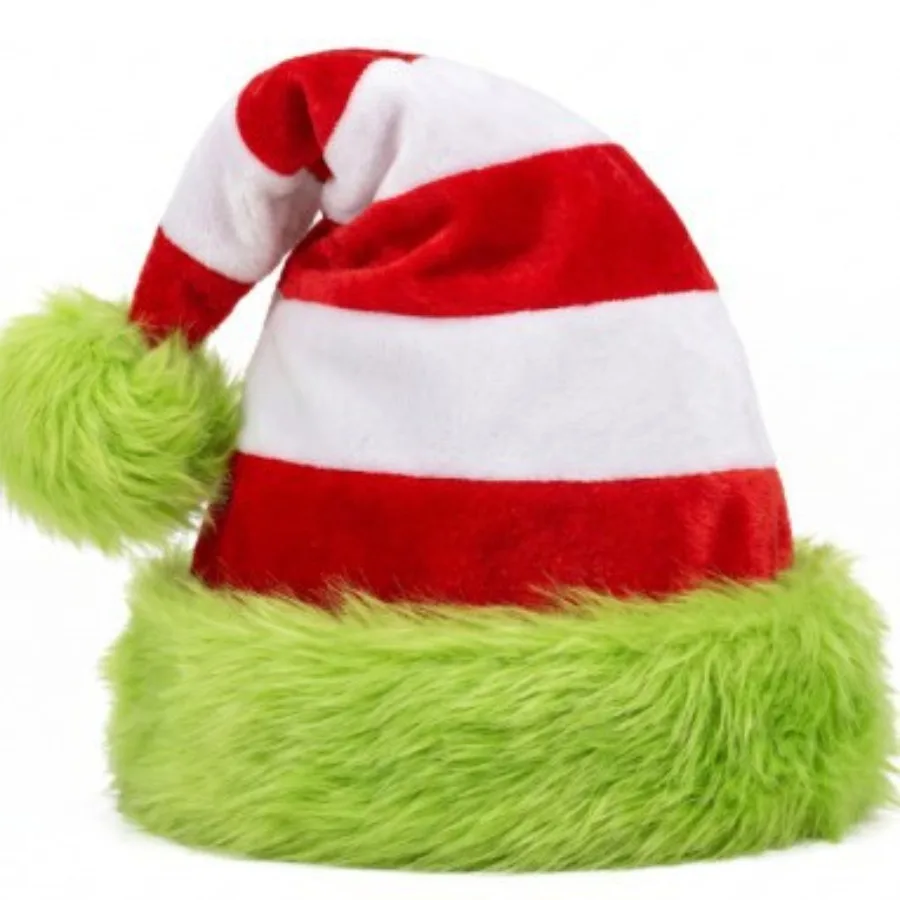 Christmas Hats Christmas Red Green Headwear New Year Hat Party Decorations For Adults Men Women Photoshoot Caroling Office