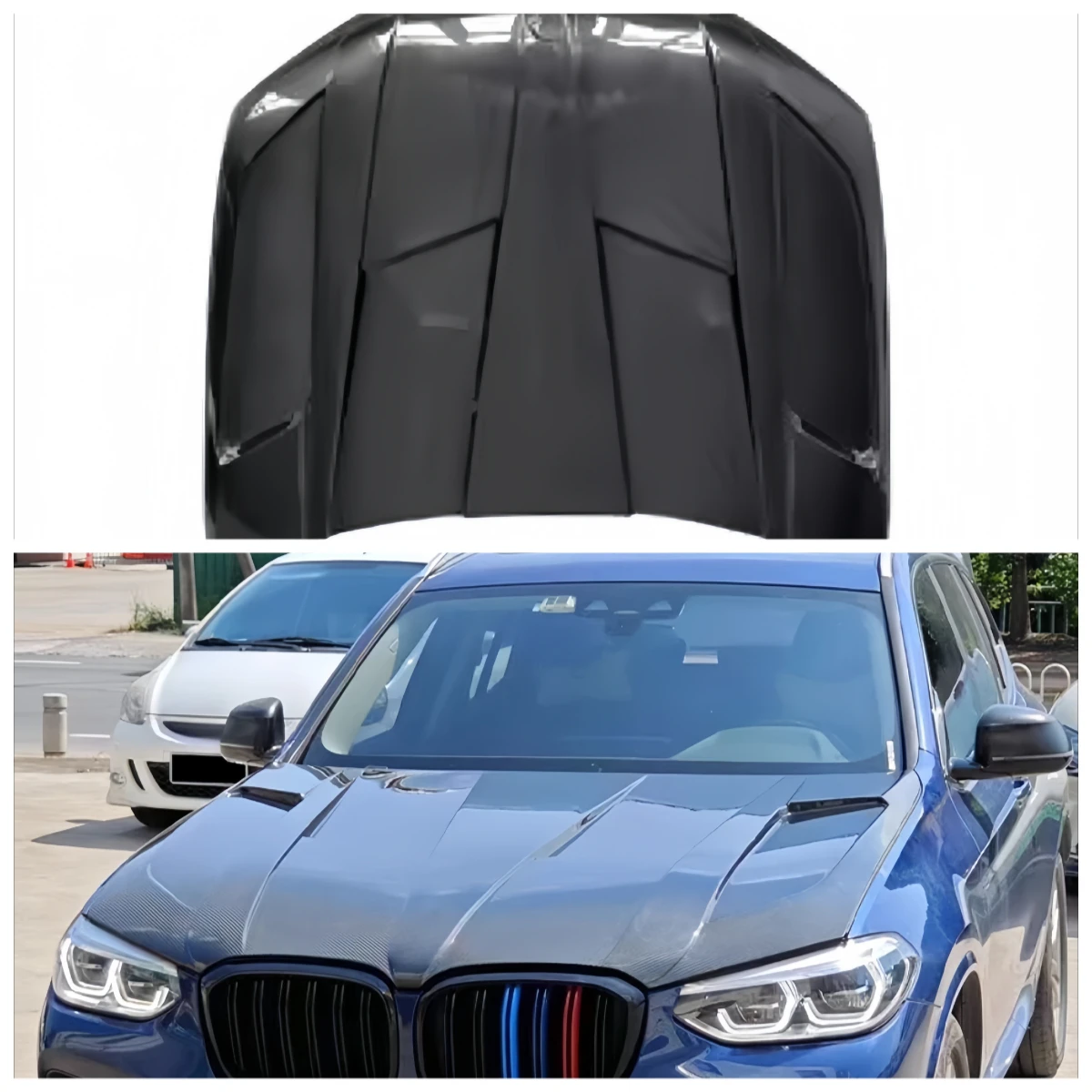 L Style High-quality New Dry Carbon Fiber Engine Hood and Hood Suitable for BMW X5g05 X6g06