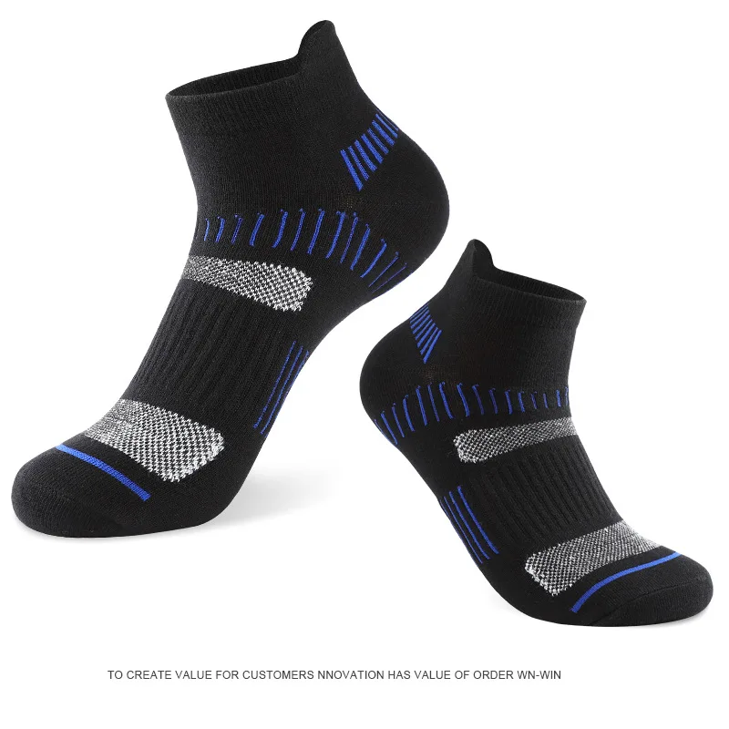 6 Pack Men's Ankle Running Socks Low Cut Comfort Casual Breathable Compression Athletic Sports Tab Socks