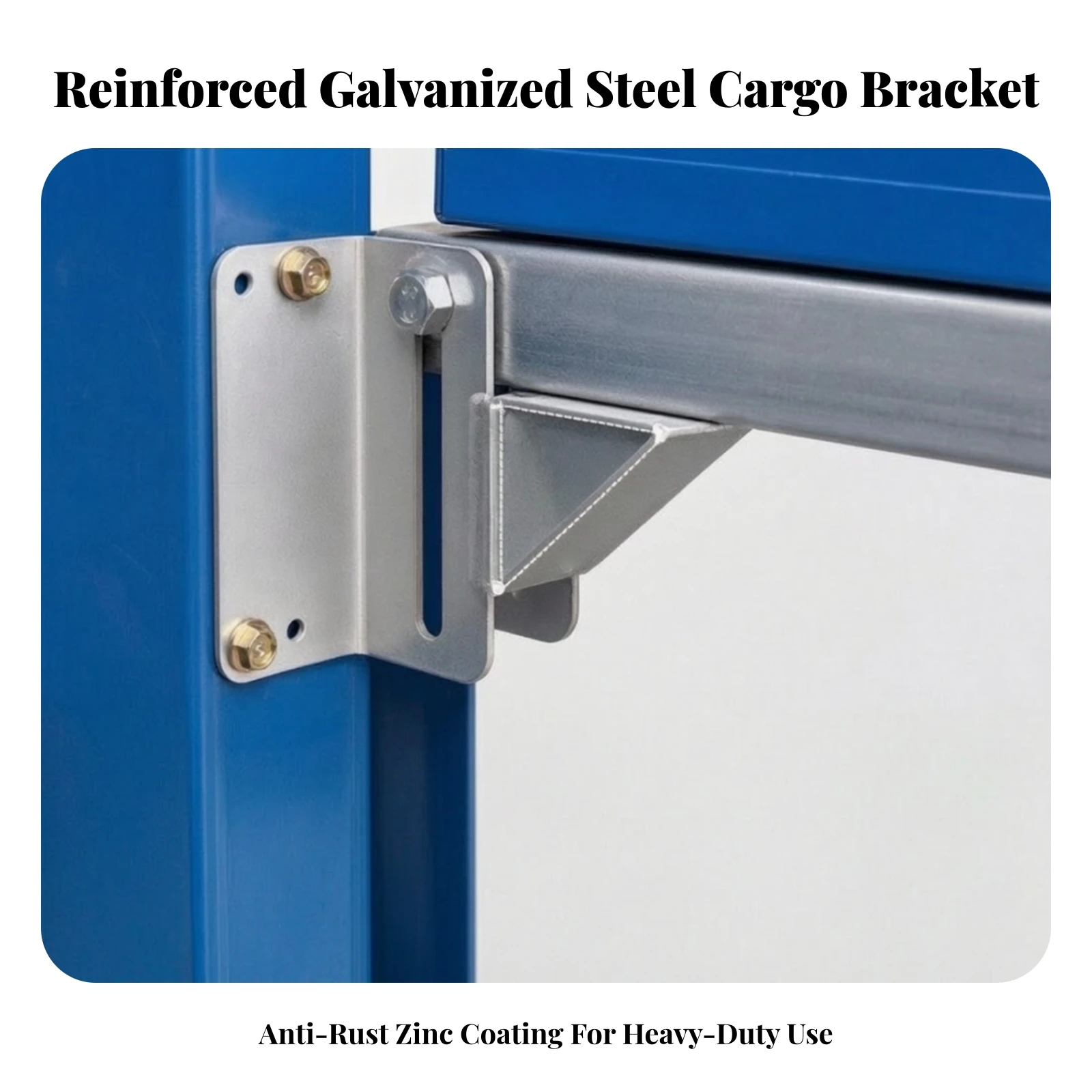 Support Bracket Adjustable Tricycle Cargo Bed Bracket Hardware Heavy-Duty for Couriers, Farm Work