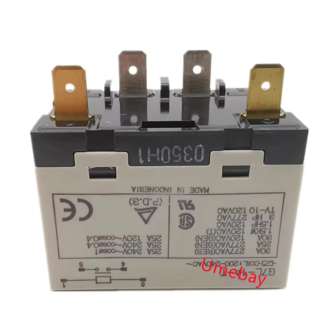 1 piece, air conditioning relay,    G7L-2A-TUB-24VDC    G7L-2A-TUB-200-240VAC   G7L-1A-BUB-100VDC   G7L-2A-P-100-120VAC