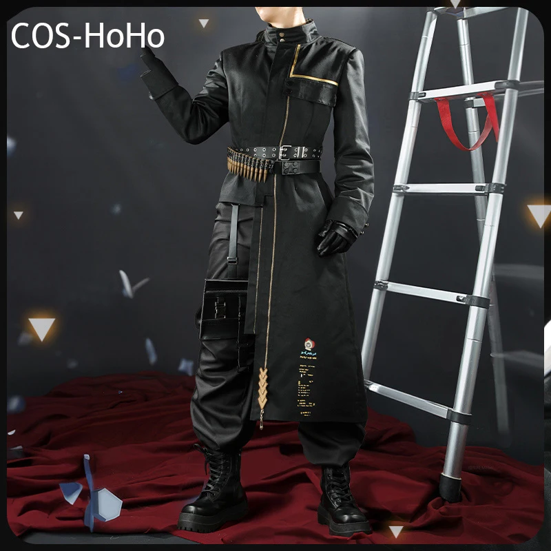COS-HoHo الفرسان المنفذي لعبة البدلة رائع وسيم موحدة تأثيري حلي هالوين حفلة لعب الأدوار الزي أي حجم