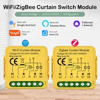 Tuya Smart WiFi Zigbee Curtain Switch Module Connected Roller Shutters Blind Motor Smart Life APP Works with Alexa Google Home