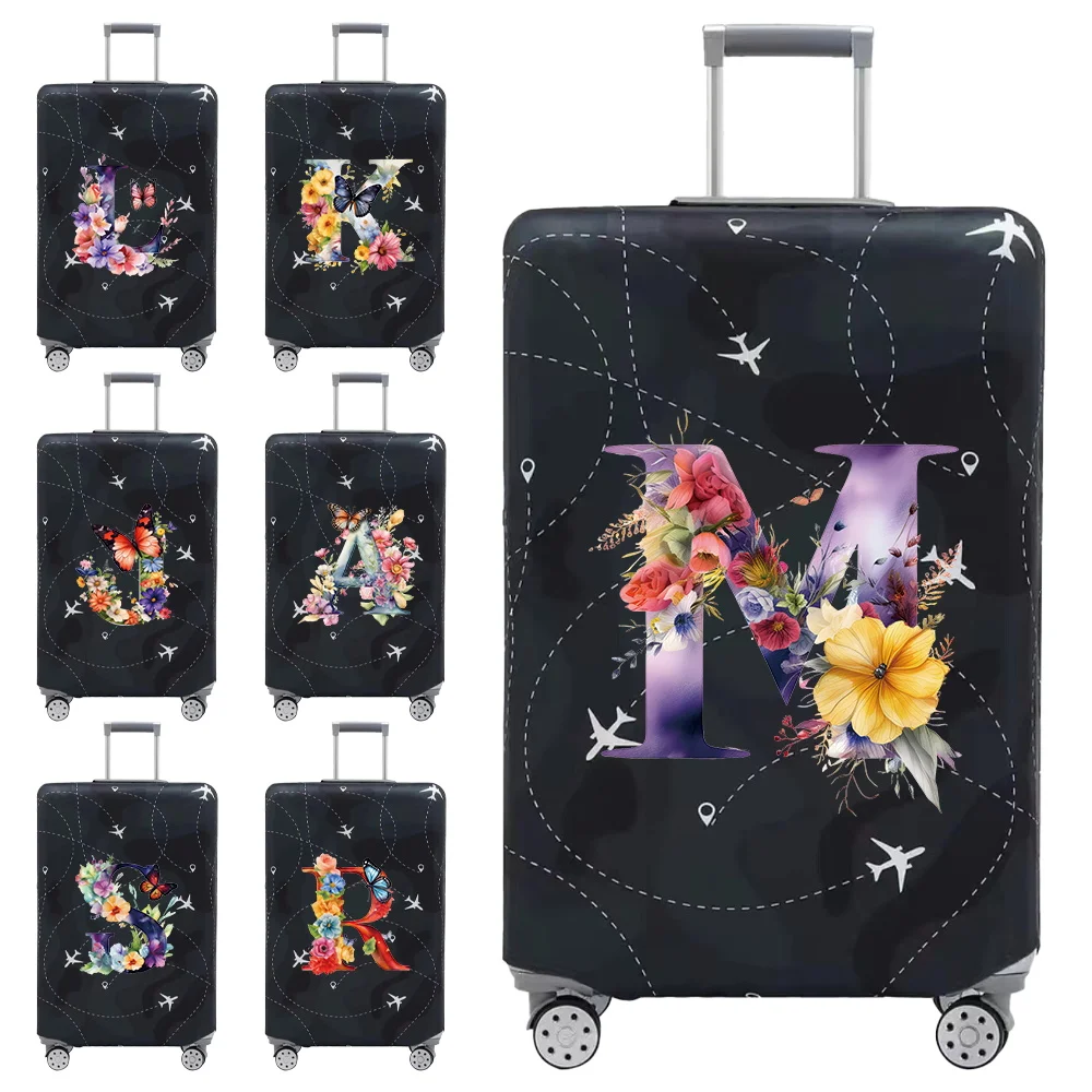 

Luggage Cover Stretch Fabric Suitcase Protector Baggage Dust Case Cover Printing Butterfly Suitable 18-32 Inch Suitcase Case