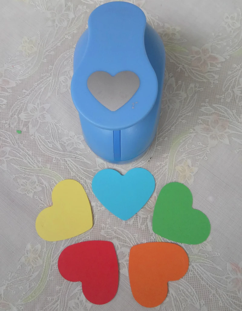 5cm large Heart  DIY hole punch Craft Scrapbooking Handmade Cut Card For DIY Gift Card Paper Puncher