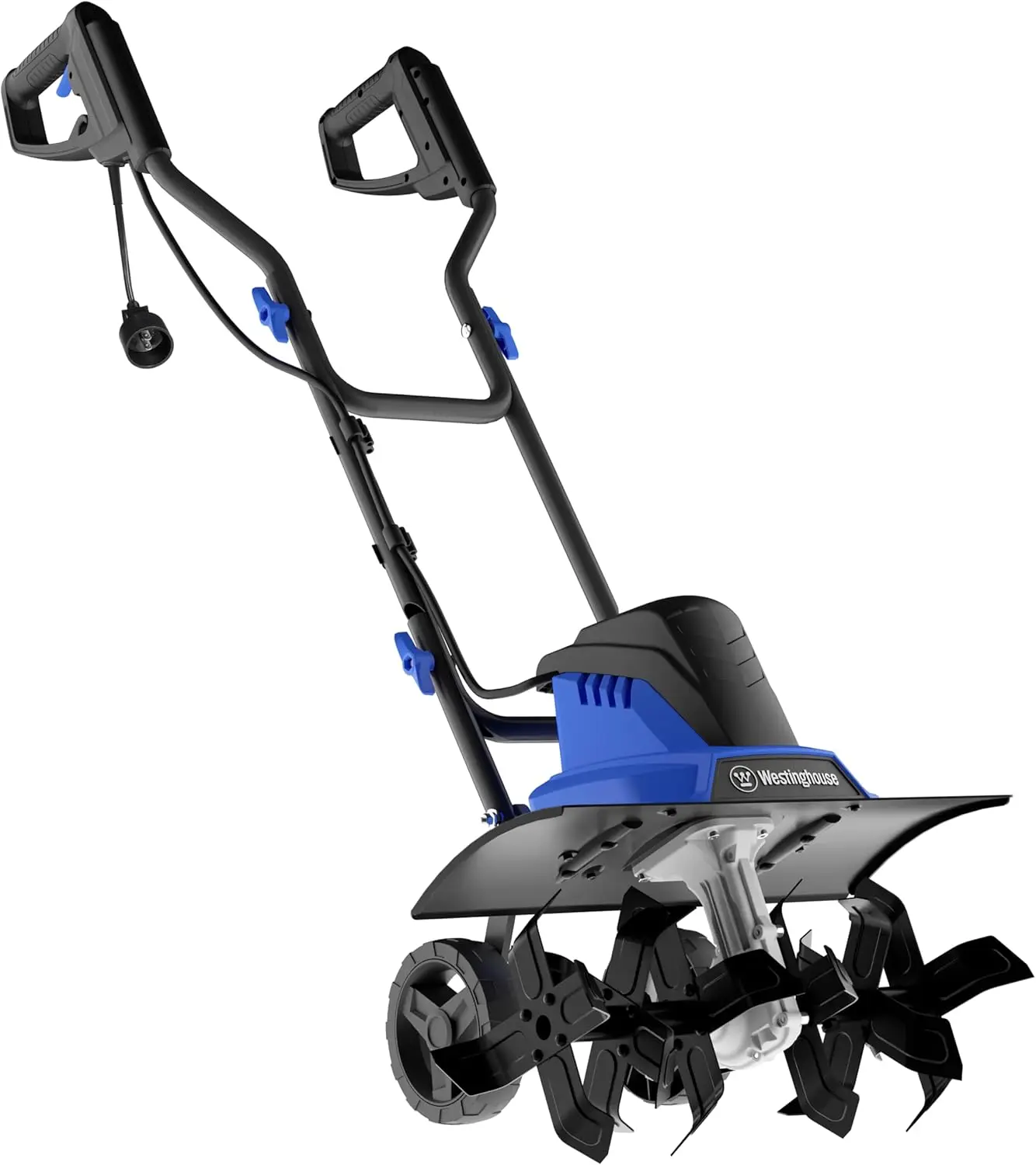

18-Inch Electric Tiller Cultivator with 6 Steel Blades, 15 Amp for Gardening