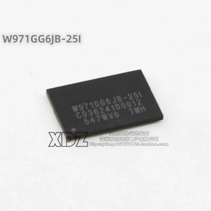 2pcs/lot W971GG6JB-25I W971GG6JB BGA-84 package Original genuine Flash memory chip particle 128M