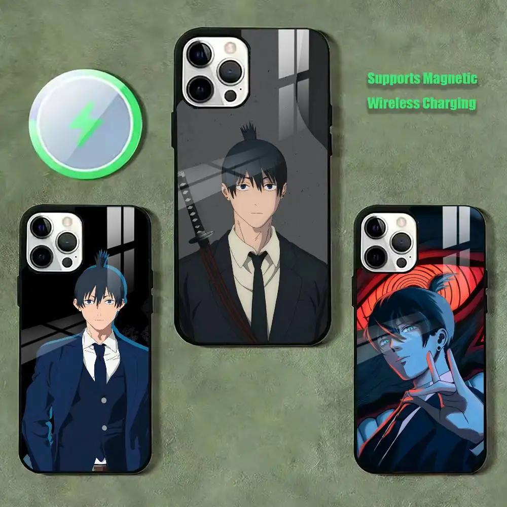 

Chainsaw Man Hayakawa Aki Phone Case For iPhone17,16,15,14,13,12,11 Plus,Pro Allows magnetic wireless charging