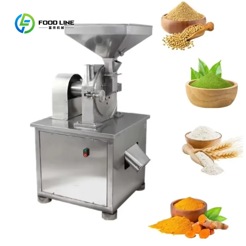 Customized Chilli Spice Powder Grind Sugar Salt Crusher Machine Wheat Grinder Machine Corn Wheat Flour Rice Mill Machine