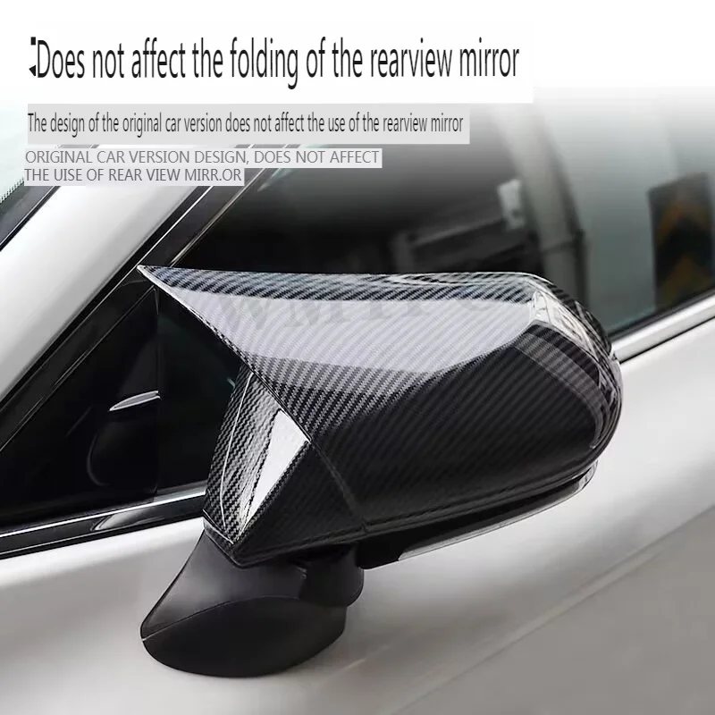 

For Toyota C-HR GR Sport Camry 2018-2022 Japanese version Car Side Rearview Rear View Mirror Cover Trim Anti-scratch Styling