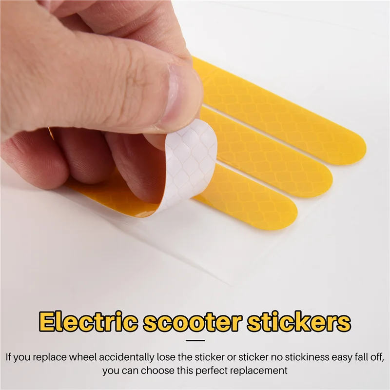 Светоотражающие наклейки, водостойкая предупреждающая полоса, ночные светоотражающие наклейки для украшения электрического скутера Ninebot Max G30