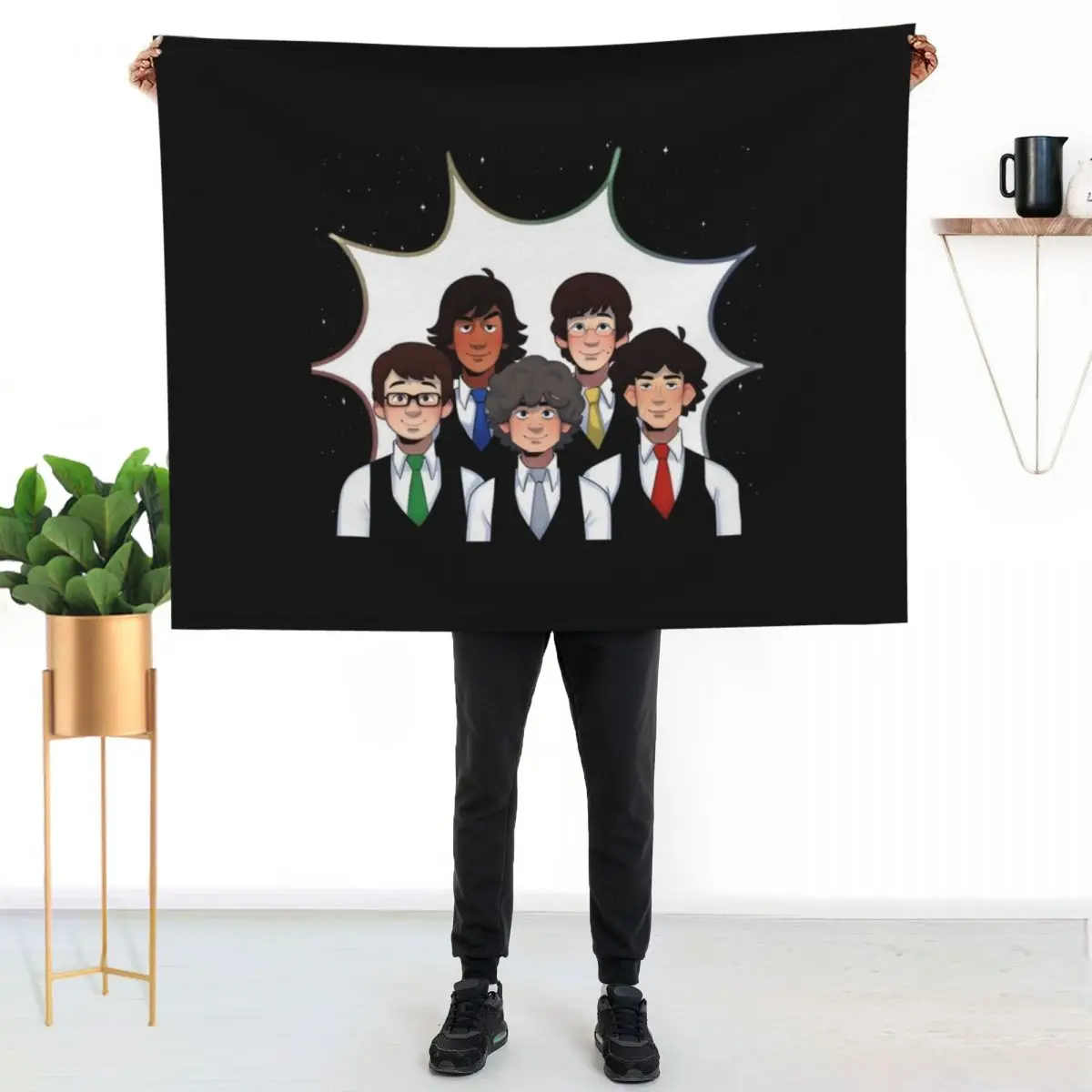 

Tally hall anime art Throw Blanket Fuzzy Plush Throw Blanket for Sofa Chair