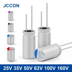Tarjeta madre de condensador sólido, 25V, 35V, 50V, 63V, 100V, 160V, 100UF, 270UF, 470UF, 560UF, 100UF, 1000UF, 20 unidades