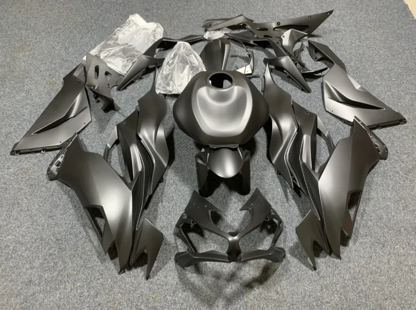 4 Gift new ABS fairing kit, suitable for Kawasaki ZX6R 636, 2019, 20, 21, 2022 model vehicles for modification. Customizable.