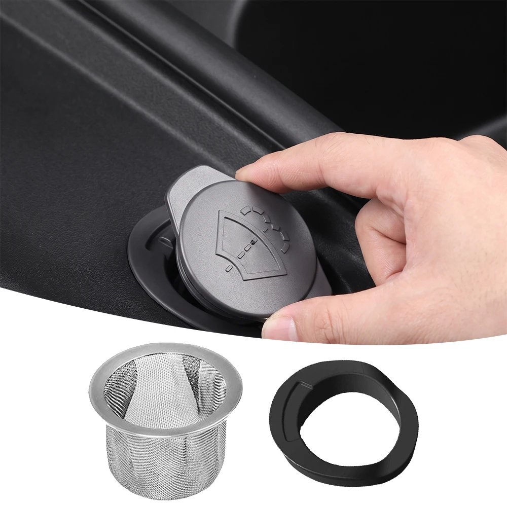 Car Wiper Fluid Filter For Tesla Model 3/Y/YL Model 3 Highland Model Y Juniper Gap Plug Prevent Liquid Intrusion Car Accessories